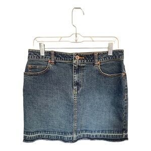 Old Navy Vintage (2003) Y2K Denim Mini Jean Skirt 6